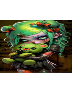 MANGO SKELETON PERSONALIZADO ANNIE GOTICA