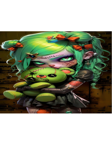 MANGO SKELETON PERSONALIZADO ANNIE GOTICA