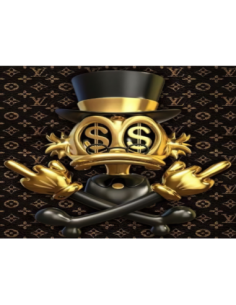 MANGO SKELETON PERSONALIZADO TIO DONALD ORO