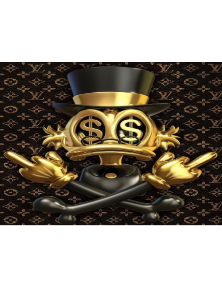 MANGO SKELETON PERSONALIZADO TIO DONALD ORO