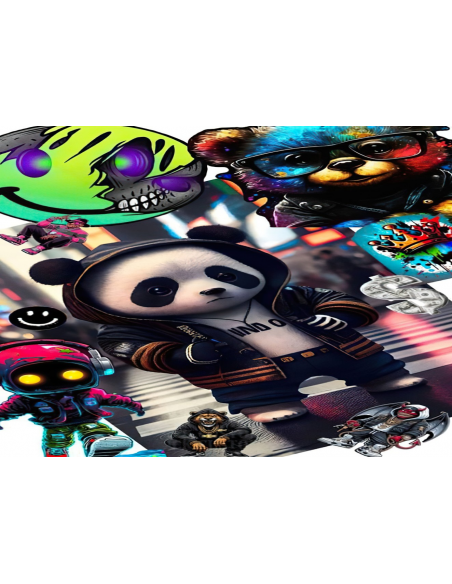 MANGO SKELETON PERSONALIZADO PANDA REAL GANGSTA