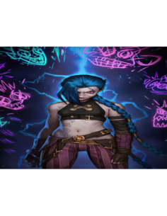 MANGO SKELETON PERSONALIZADO LEAGUE OF LEGENDS JINX