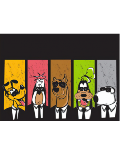 MANGO SKELETON PERSONALIZADO PERROS GOOFY PLUTO Y CIA