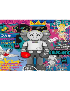 MANGO SKELETON PERSONALIZADO KAWS