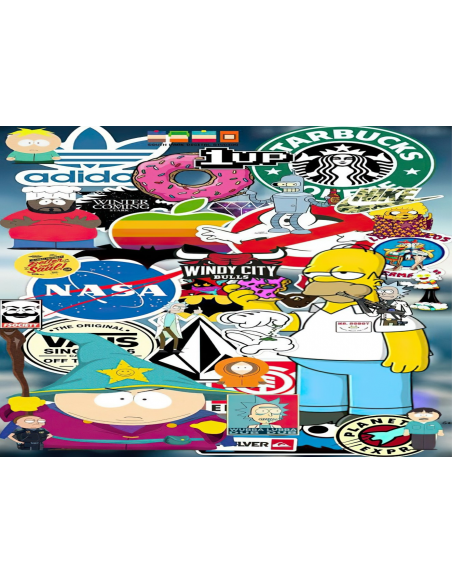 MANGO SKELETON PERSONALIZADO SOUTH PARK SIMPSONS Y CIA