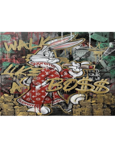 MANGO SKELETON PERSONALIZADO BUGS BUNNY THE BOSS
