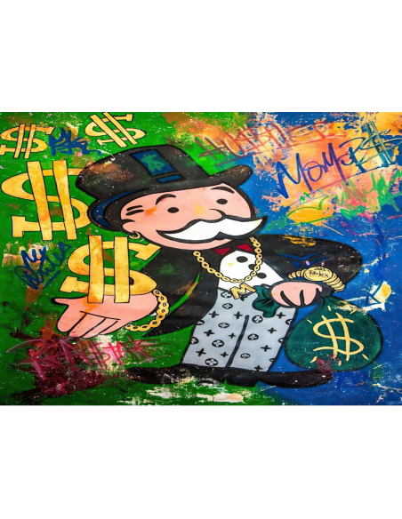 MANGO SKELETON PERSONALIZADO MONOPOLY WALL STREET