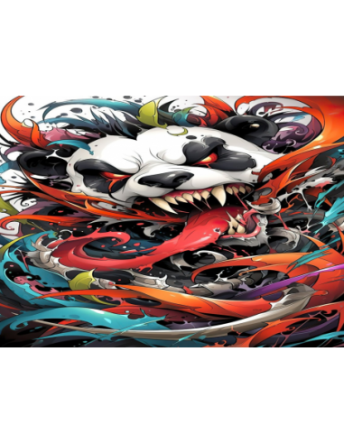 MANGO SKELETON PERSONALIZADO OSOS PANDA FURIOSO
