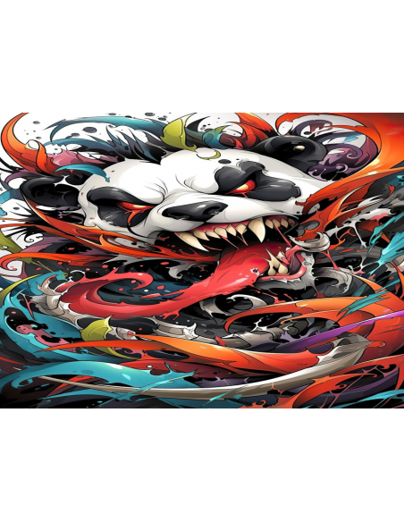 MANGO SKELETON PERSONALIZADO OSOS PANDA FURIOSO