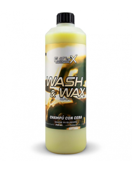 FULLCARX CHAMPÚ CON CERA - WASH & WAX 750 ml