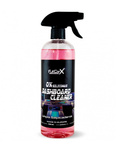 FULLCARX LIMPIA SALPICADEROS 0% SILICONAS - 0% SILICONES DASHBOARD CLEANER 750 ml
