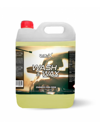 FULLCARX CHAMPÚ CON CERA - WASH & WAX 5L