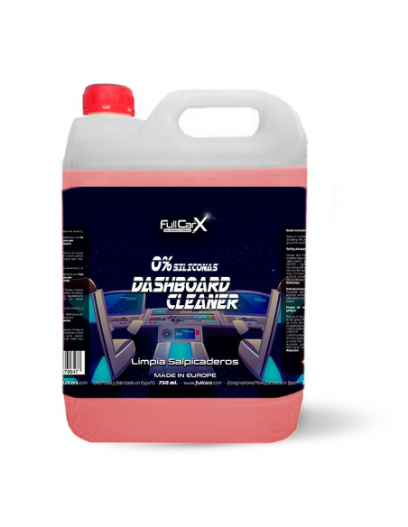 FULLCARX LIMPIA SALPICADEROS 0% SILICONAS - 0% SILICONES DASHBOARD CLEANER 5L