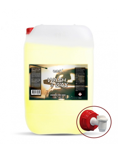 FULLCARX CHAMPÚ CON CERA - WASH & WAX 25L