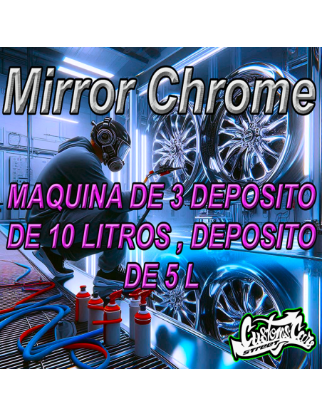 Máquina manual para aplicación de cromado Eficiencia y alto rendimient