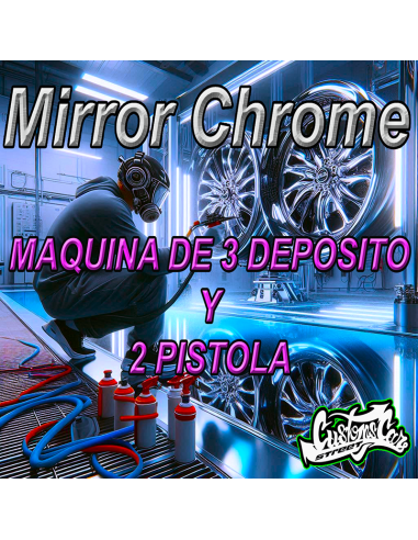 Máquina manual para aplicación de cromado Eficiencia y alto rendimient