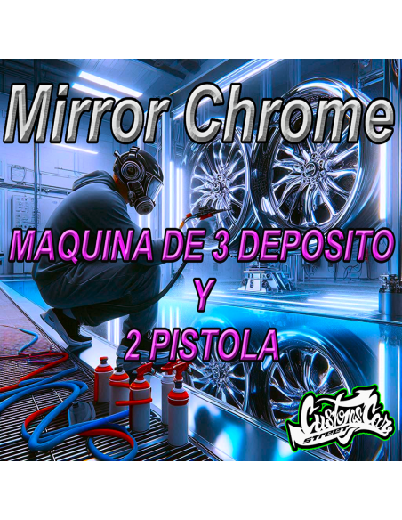 Máquina manual para aplicación de cromado Eficiencia y alto rendimient