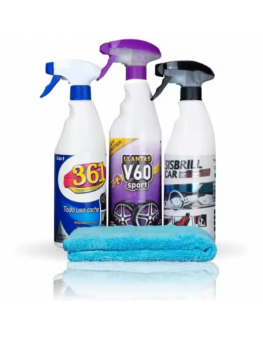 Sisbrill Kit Trío Esencial de Limpieza - Limpieza y Cuidado de Todo