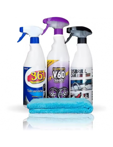 Sisbrill Kit Trío Esencial de Limpieza - Limpieza y Cuidado de Todo