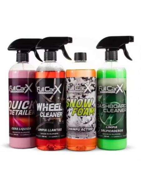 AutoFullCar - KIT LIMPIEZA COCHE MIXTO INTERIOR EXTERIOR FullCarX