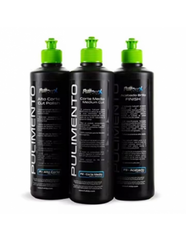 AutoFullCar - Kit Pulido Coche - Pack x3 Pulimentos FullCarX - Alto