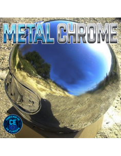 90% CHROME LA PINTURA CROMO APLICADA A PISTOLA