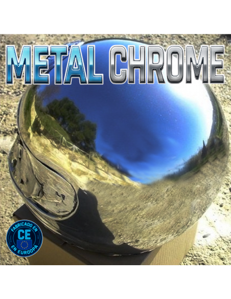90% CHROME LA PINTURA CROMO APLICADA A PISTOLA