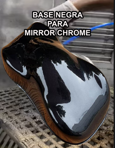 BASE NEGRA ESPECIAL PARA LA APLICACIÓN DEL CROMADO. EL MÁXIMO BRILLO