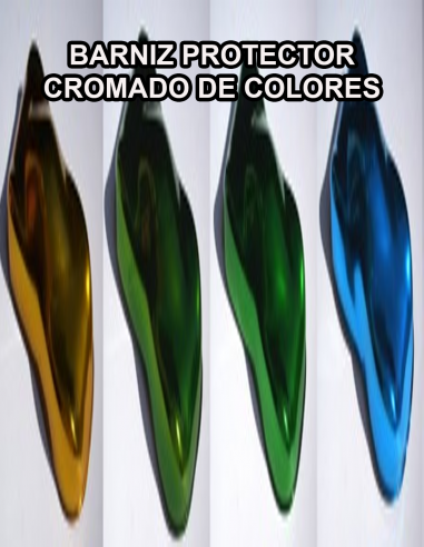 BARNIZ PARA UNA PROTECCION DEURADERA EN EL EFECTO CROMADO ESPEJO.