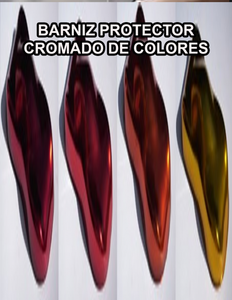 BARNIZ PARA UNA PROTECCION DEURADERA EN EL EFECTO CROMADO ESPEJO.
