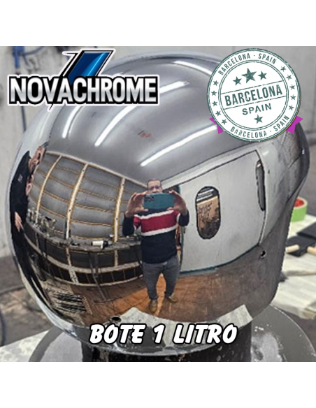 "La pintura cromada de fácil aplicación que revoluciona: Nova Chrome.