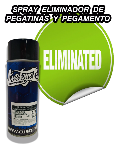 ELIMINADOR DE PEGATINAS Y PEGAMENTO.  LIMPIADOR DESENGRASANTE DE ALTO