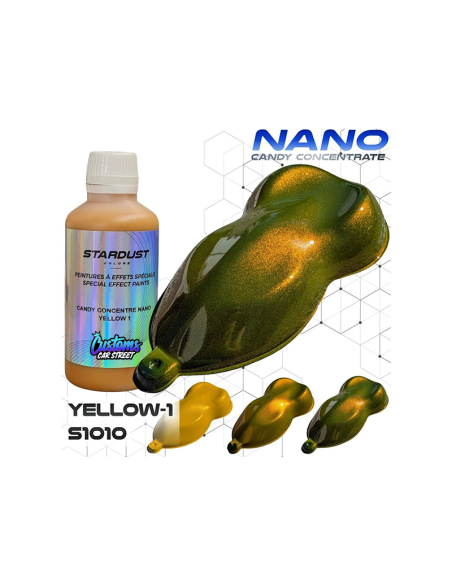 YELLOW 1 TINTAS CANDY CONCENTRADA NANO PARTICULA RESISTENTE AL SOL UV