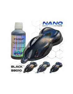BLACK TINTAS CANDY CONCENTRADA NANO PARTICULA RESISTENTE AL SOL UV