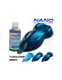 TURQUESE TINTAS CANDY CONCENTRADA NANO PARTICULA RESISTENTE AL SOL UV