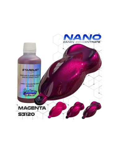 MAGENTA TINTAS CANDY CONCENTRADA NANO PARTICULA RESISTENTE AL SOL UV