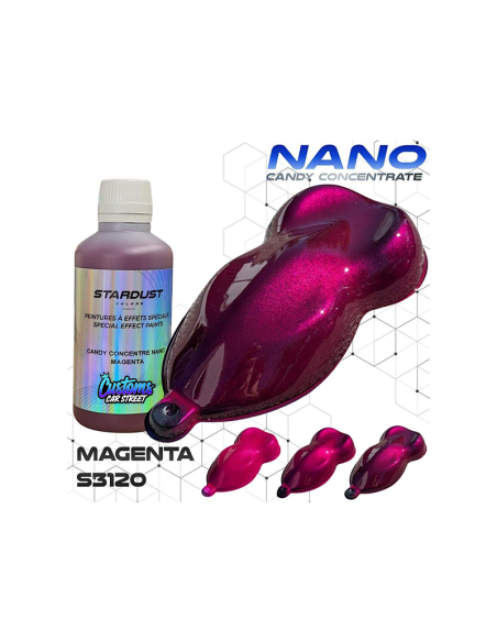 MAGENTA TINTAS CANDY CONCENTRADA NANO PARTICULA RESISTENTE AL SOL UV