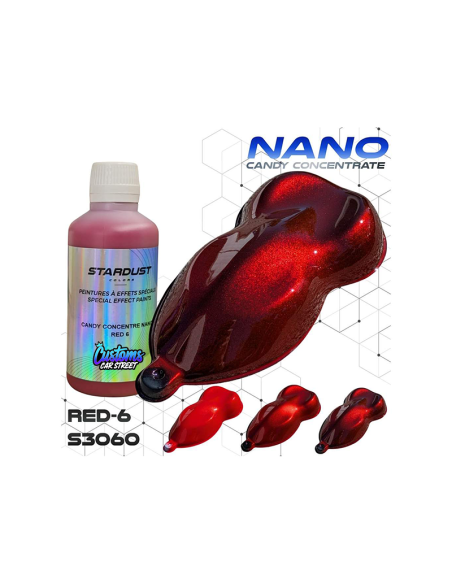 RED 6 TINTAS CANDY CONCENTRADA NANO PARTICULA RESISTENTE AL SOL UV