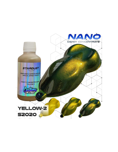 YELLOW 2 TINTAS CANDY CONCENTRADA NANO PARTICULA RESISTENTE AL SOL UV
