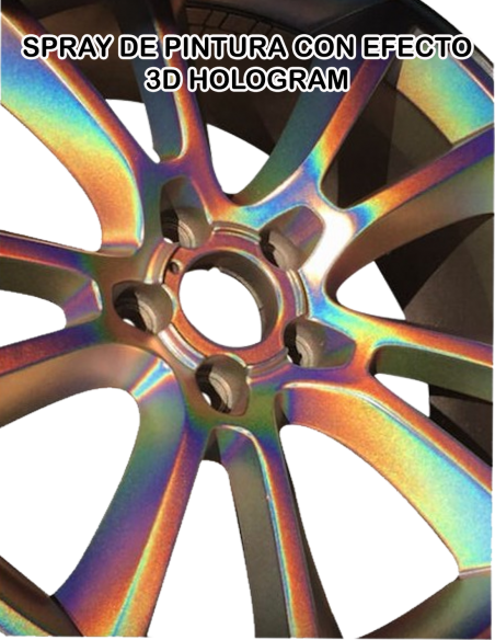 SPRAY DE PINTURA CON EFECTO 3D HOLOGRAMA