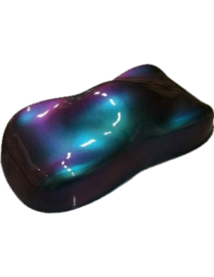 PINTURA CAMALEON SOLVENTE   82062 AZUL TURQUESA  ROJO MORADO 2