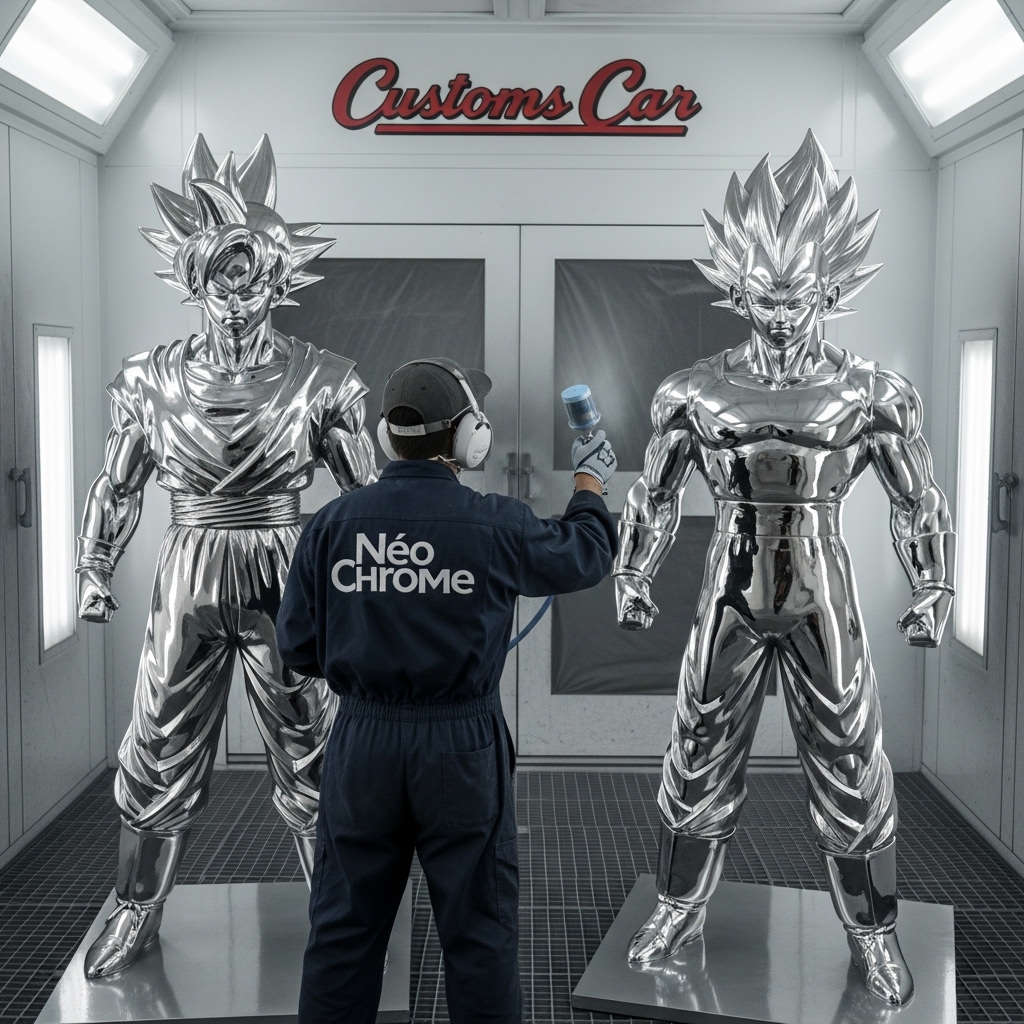 Figuras 3D cromadas Neo Chrome