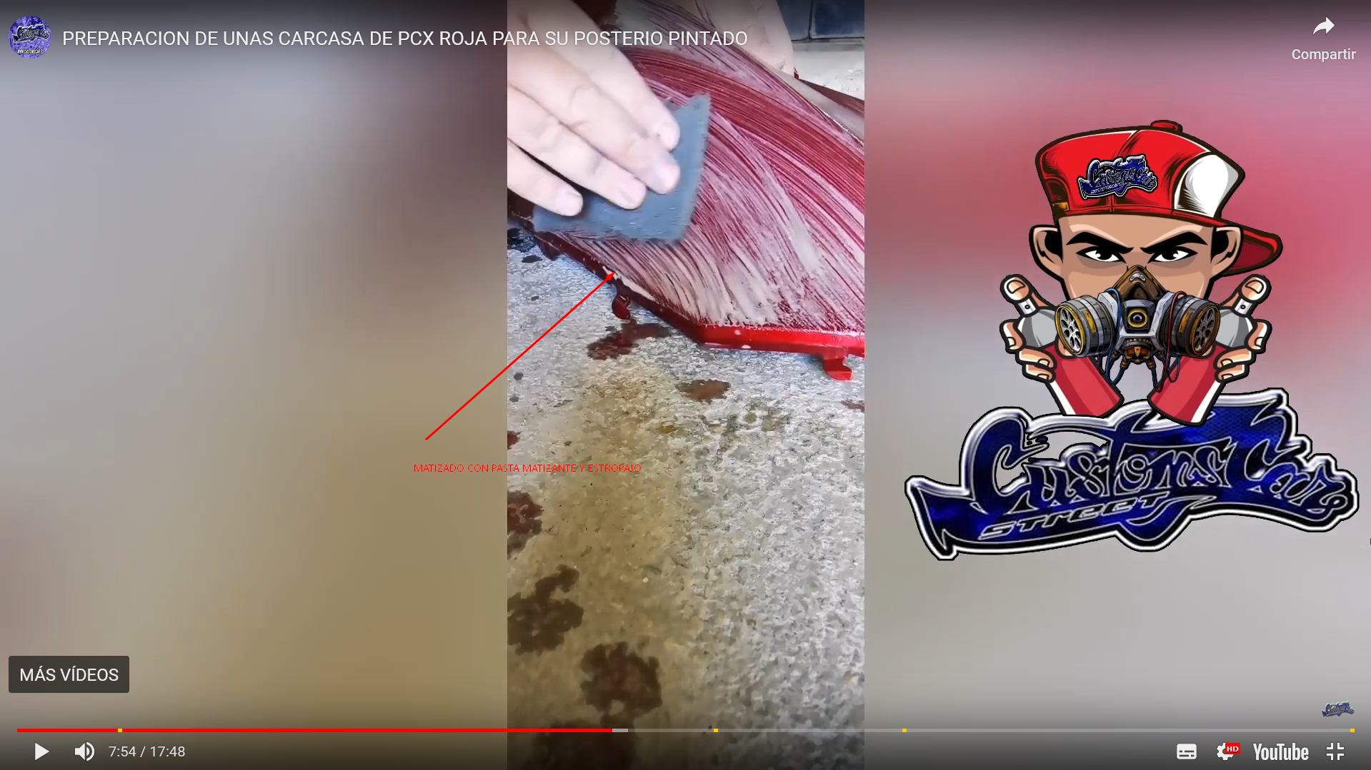 MATIZADOCON PAZTA MATIZANTE Y ESTROPAJO